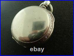 Vintage 18 Size S. W. C Kw. Ks Silveroid Pocket Watch Case