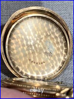 Vintage 1905 Elgin Grade 302 15J Hunting Case Pocket Watch Dueber Special YGF
