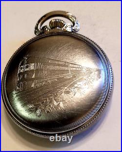 Vintage 1907 American Waltham Pocket Watch 18 Size 17 Jewels Train Case