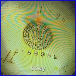 Vintage 1911 Elgin Pocket Watch 12s Grade 303 Running 10K GF Victory Case RUNS