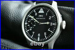 Vintage 1912`s IWC Pocket Swiss movement in New wrist Military Case PILOT A-DIAL