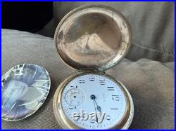Vintage 1915 Elgin Pocket Watch with Illinois hunter 10k gold filled case
