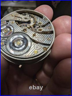 Vintage 1918 Illinois Pocket Watch Grade 306 16s 19j Openface Nickel Case READ