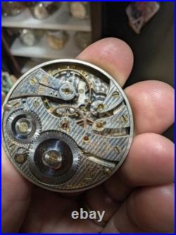 Vintage 1918 Illinois Pocket Watch Grade 306 16s 19j Openface Nickel Case READ
