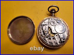 Vintage 1919 ELGIN pocket watch Size 16 15 jewels ART DECO gold filled case