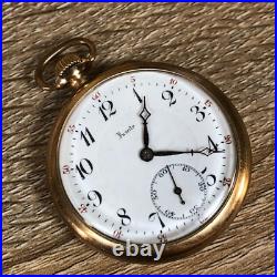 Vintage 1930s Dusrite Tacy Co. Supreme Case Pocket Watch