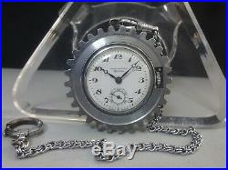 Vintage 1936 CITIZEN mechanical pocket watch Opera Chronometer Rare case