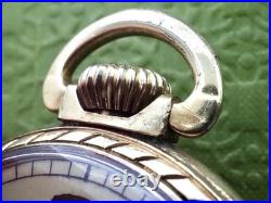 Vintage 1948 Elgin Masonic Pocket Watch Grade 575 Rr Case 4 Adjustments