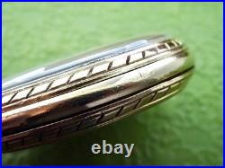 Vintage 1948 Elgin Masonic Pocket Watch Grade 575 Rr Case 4 Adjustments