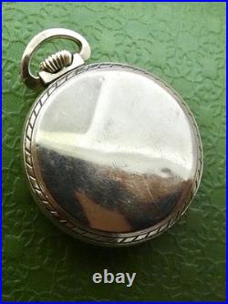 Vintage 1948 Elgin Masonic Pocket Watch Grade 575 Rr Case 4 Adjustments