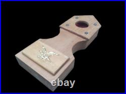 Vintage 1950's Hand Made Wooden Pocket Watch Hutch