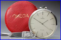 Vintage 1973 OMEGA De Ville Pocket Watch Cal. 1035 Ref. 1311746 Manual From Japan