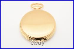 Vintage 1993 N MINT Box Seiko Pocket Watch 7N21-0A00 Gold Full Hunter 45mm