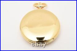 Vintage 1993 N MINT Box Seiko Pocket Watch 7N21-0A00 Gold Full Hunter 45mm
