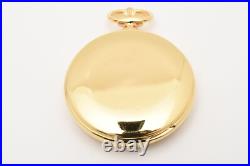 Vintage 1993 N MINT Box Seiko Pocket Watch 7N21-0A00 Gold Full Hunter 45mm