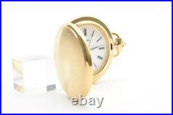 Vintage 1993 N MINT withBox Seiko Pocket Watch 7N21-0A00 Gold Full Hunter 44mm