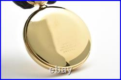 Vintage 1993 N MINT withBox Seiko Pocket Watch 7N21-0A00 Gold Full Hunter 44mm