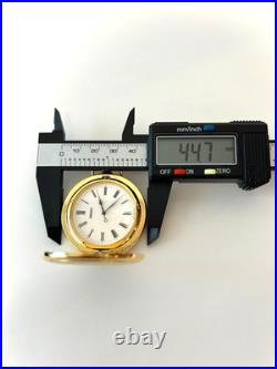 Vintage 1993 N MINT withBox Seiko Pocket Watch 7N21-0A00 Gold Full Hunter 45mm