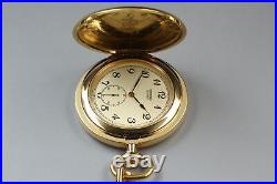 Vintage 1996 Seiko Pocket Watch 7N07-0010 Gold Small Seconds Quartz JDM JAPAN