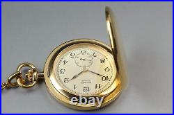 Vintage 1996 Seiko Pocket Watch 7N07-0010 Gold Small Seconds Quartz JDM JAPAN