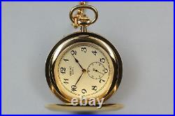 Vintage 1996 Seiko Pocket Watch 7N07-0010 Gold Small Seconds Quartz JDM JAPAN
