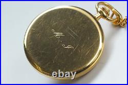Vintage 1996 Seiko Pocket Watch 7N07-0010 Gold Small Seconds Quartz JDM JAPAN