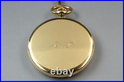 Vintage 1996 Seiko Pocket Watch 7N07-0010 Gold Small Seconds Quartz JDM JAPAN