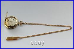 Vintage 1996 Seiko Pocket Watch 7N07-0010 Gold Small Seconds Quartz JDM JAPAN