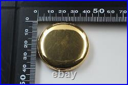 Vintage 1996 Seiko Pocket Watch 7N07-0010 Gold Small Seconds Quartz JDM JAPAN