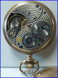 Vintage 21j Waltham BALL OFFICIAL RAILROAD STANDARD Pocket Watch with BALL CASE