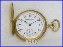 Vintage 34mm 18k Lady Patek Philippe Hunter's Case Pocket Watch, Serviced