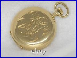 Vintage 34mm 18k Lady Patek Philippe Hunter's Case Pocket Watch, Serviced