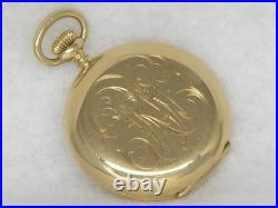 Vintage 34mm 18k Lady Patek Philippe Hunter's Case Pocket Watch, Serviced