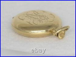 Vintage 34mm 18k Lady Patek Philippe Hunter's Case Pocket Watch, Serviced