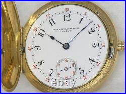 Vintage 34mm 18k Lady Patek Philippe Hunter's Case Pocket Watch, Serviced