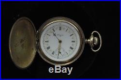 Vintage 6 Size Elgin Hunting Case Pocket Watch Grade 295 Fancy Dial From 1904