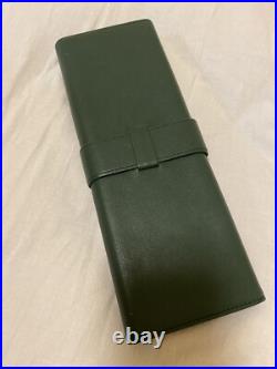 Vintage AUDEMARS PIGUET Watch Travel Case / Pouch Green Leather