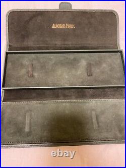 Vintage AUDEMARS PIGUET Watch Travel Case / Pouch Green Leather