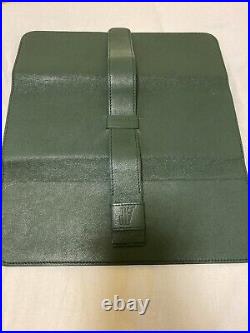 Vintage AUDEMARS PIGUET Watch Travel Case / Pouch Green Leather
