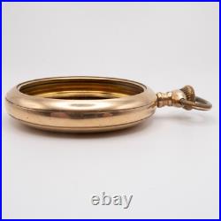 Vintage A. W. C. Co. 16-Size Gold Filled Antique Pocket Watch Case with Deer Motif