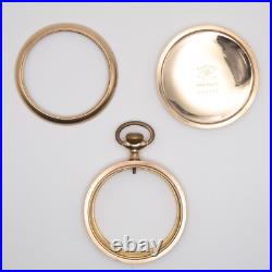 Vintage A. W. C. Co. 16-Size Gold Filled Antique Pocket Watch Case with Deer Motif