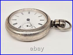 Vintage American Waltham Pocket Watch Sterling Silver Case