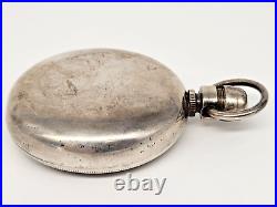 Vintage American Waltham Pocket Watch Sterling Silver Case