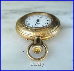 Vintage Antique American Waltham 1893 Gold Fill Hunting Case Pocket Watch C3980