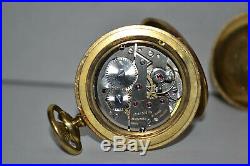 Vintage/Antique Arnex Time Co. Gold 17 Jewels Pocket Watch FRANCE Engraved Case