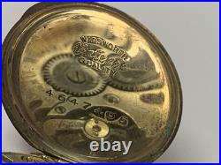 Vintage Antique Buren Imperial Swiss Pendant Pocket Watch Wadsworth Referee Case