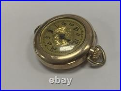 Vintage Antique Buren Imperial Swiss Pendant Pocket Watch Wadsworth Referee Case