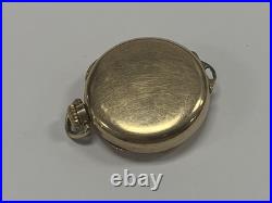 Vintage Antique Buren Imperial Swiss Pendant Pocket Watch Wadsworth Referee Case