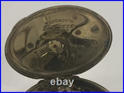 Vintage Antique Buren Imperial Swiss Pendant Pocket Watch Wadsworth Referee Case