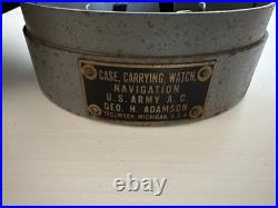 Vintage Army Military Master Navigation Shock Watch Case For GCT Hamilton 4992b
